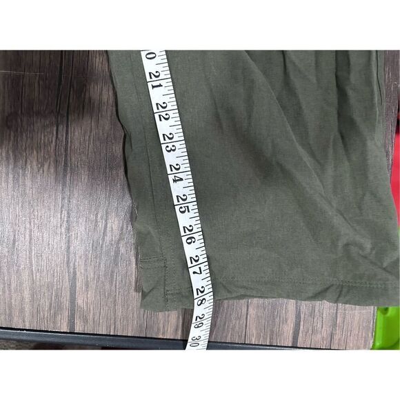 L.L. Bean Olive Green Lined Warm Windbreakers Drawstring Size XXL Men’s Pants - Picture 16 of 16